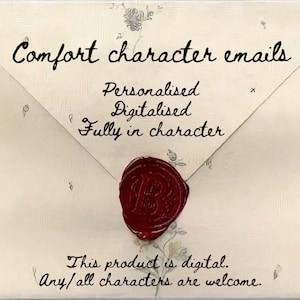 Carta de conforto digital - totalmente personalizada