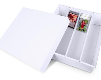 3200-Card Trading Card Storage Box: With Dividers