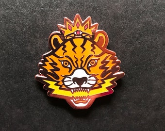 El Ojo del Tigre Pin - The Eye of the Tiger - bianco