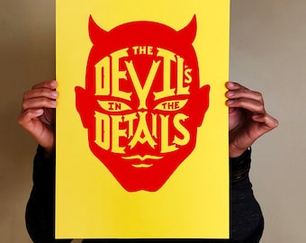 The Devil's in the Details 11x17 print