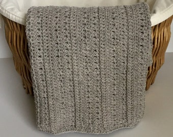 Crochet PATTERN Baby Afghan - Playful Stripes Baby Blanket - Baby Afghan - Beginner crochet baby blanket pattern