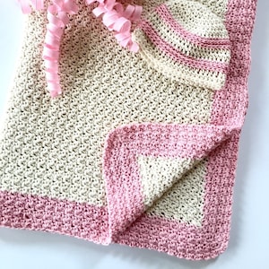Crochet Baby Blanket PATTERN - Wrapped in Love - Baby Blanket Pattern - Beginner Crochet Pattern