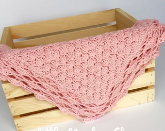 Crochet Baby Blanket PATTERN - Beginner- Crochet baby Blanket pattern - Heirloom Baby Blanket