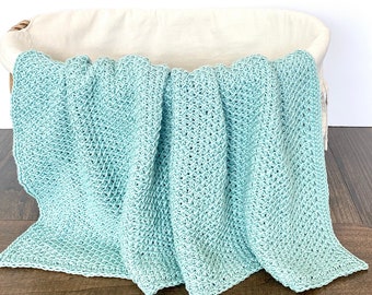 Crochet Baby Blanket PATTERN - Love in Lattice Baby Blanket Crochet Pattern - Tunisian crochet baby blanket pattern - instructional videos