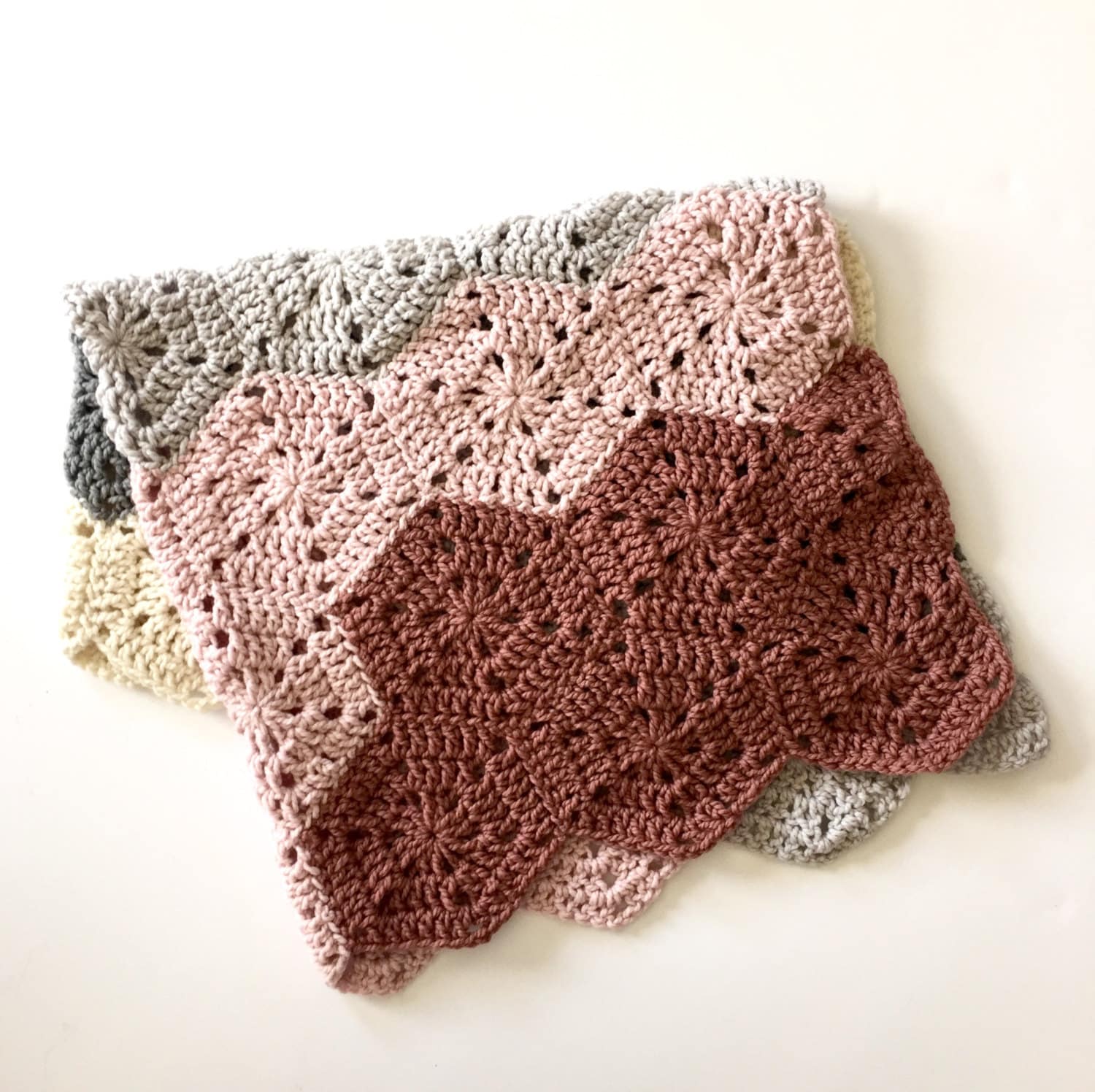 Crochet PATTERN Baby Blanket Boys Hexagons Modern Crochet | Etsy