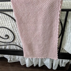 Addie's Baby Blanket Crochet PATTERN Tunisian Crochet Crochet Baby Blanket Pattern Tutorial Videos Included image 9