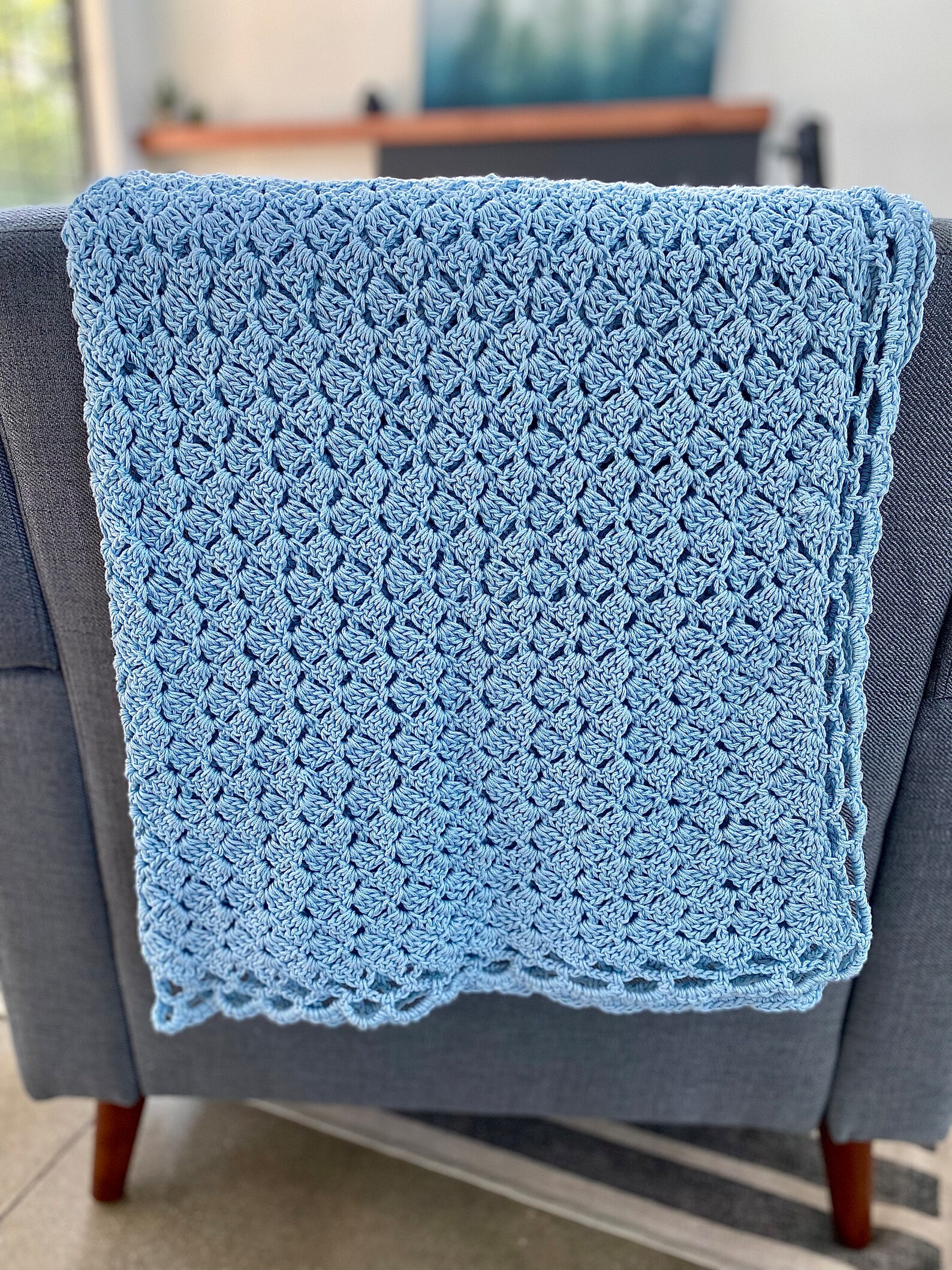 Crochet PATTERN Heirloom Baby Blanket Lacy Heirloom Baby Etsy