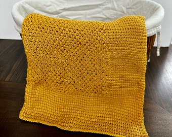 Baby Blanket PATTERN - Sweet on You Baby Blanket - Blanket Crochet Pattern - Tunisian crochet baby blanket