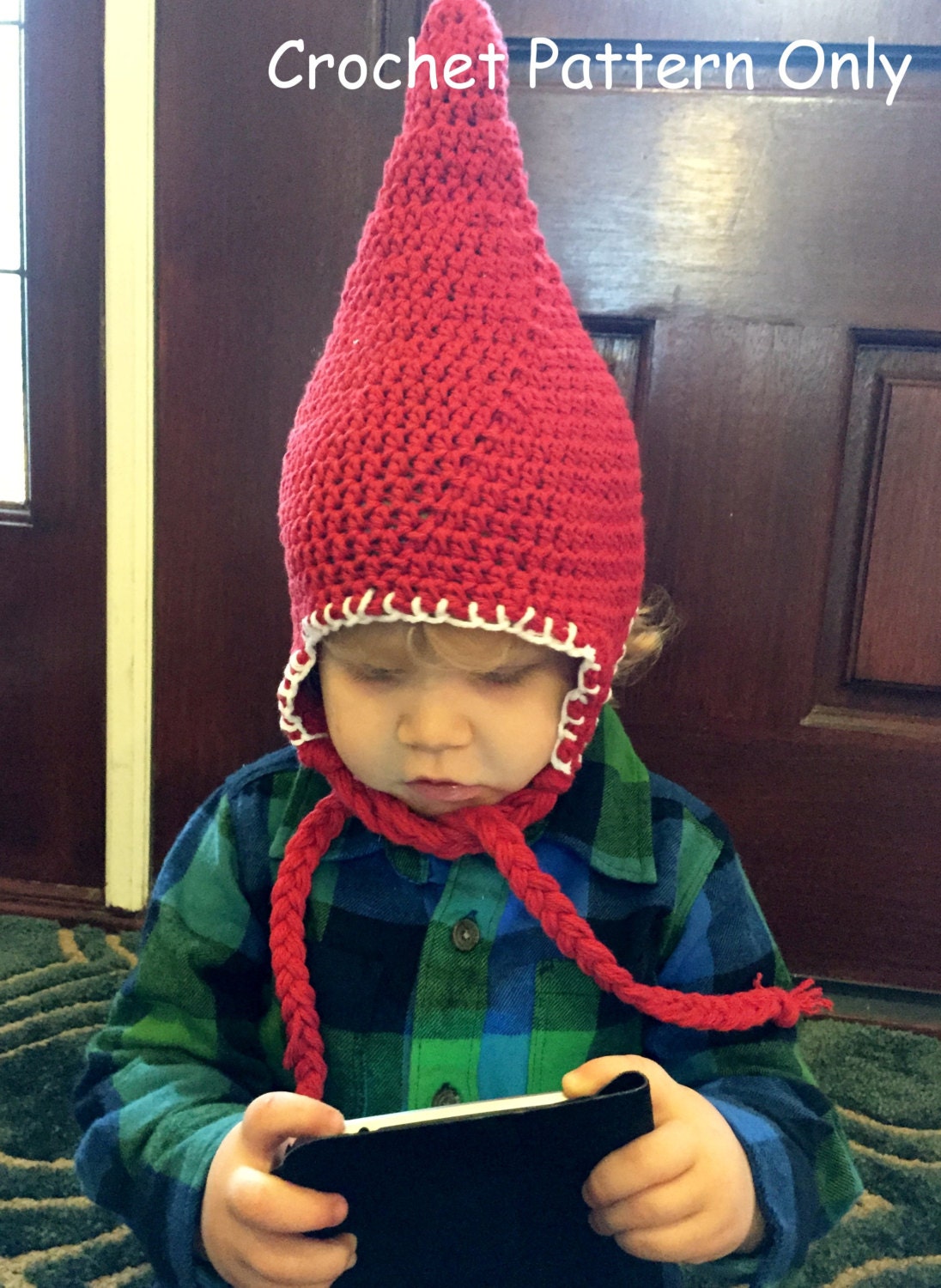 Crochet PATTERN Gnome Hat Pixie Hat Elf Hat Crochet Etsy