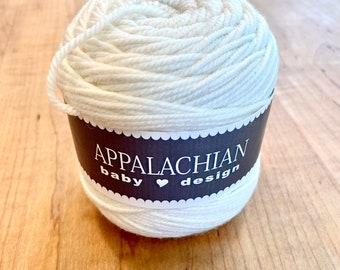 Sport weight WASHABLE Wool YARN - Appalachian Baby Design Wool Yarn - Cream - 235 yards/3.5 oz