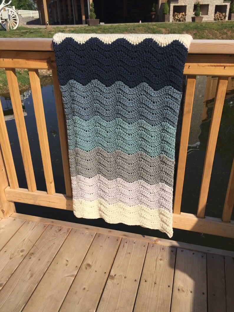 Crochet PATTERN Blanket Wedding Gift Colors Crochet Blanket Etsy