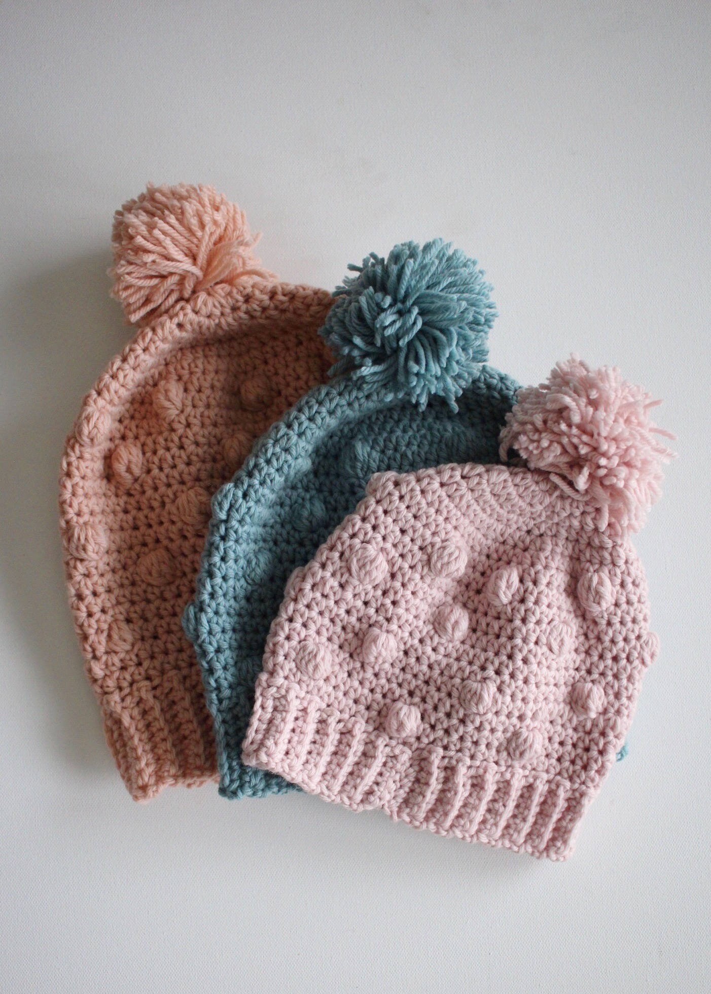 30 Unique Crochet Hats That Are Sure To Amaze You! 23 Snowballs Puff Stitch Winter Hat