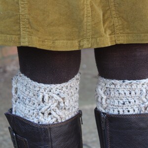 Kaizuanm 3 Paia Donna Scaldamuscoli Inverno Maglia Legwarmer Stivali Cover Di In - Foto 11