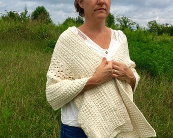 Crochet PATTERN Shawl - Shoulder Wrap - Shawl crochet pattern -  A Mother's Love Wrap crochet pattern