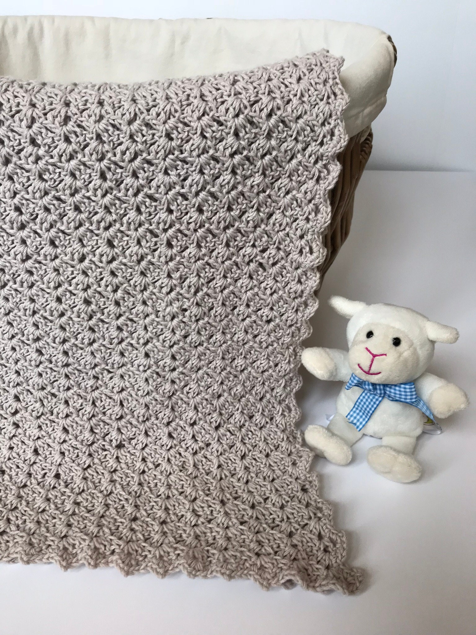 Crochet Baby Blanket Kit Crochet PATTERN 6 Skeins of Etsy Canada