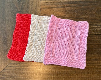 Tunisian Crochet COURSE - videos and patterns - practice stitches by making dish cloths and more - Gift for a Crafty person