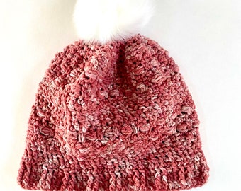 Wrapped Together Hat Crochet PATTERN - lots of texture - chunky weight yarn  Winter Hat Crochet Pattern - Adult