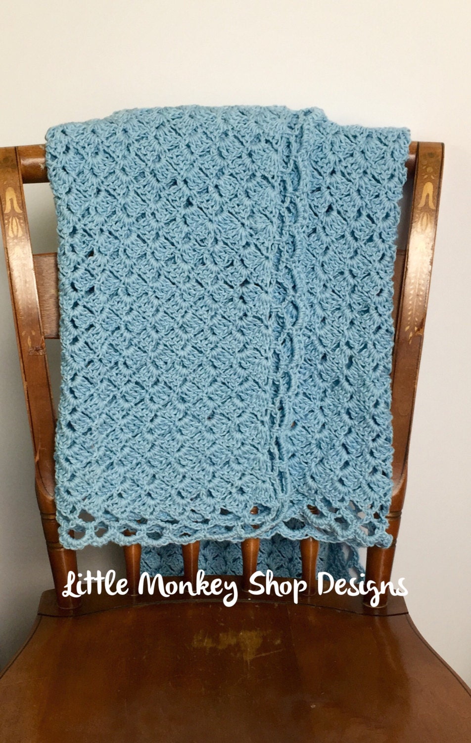 Crochet PATTERN Heirloom Baby Blanket Lacy Heirloom Baby Etsy Canada