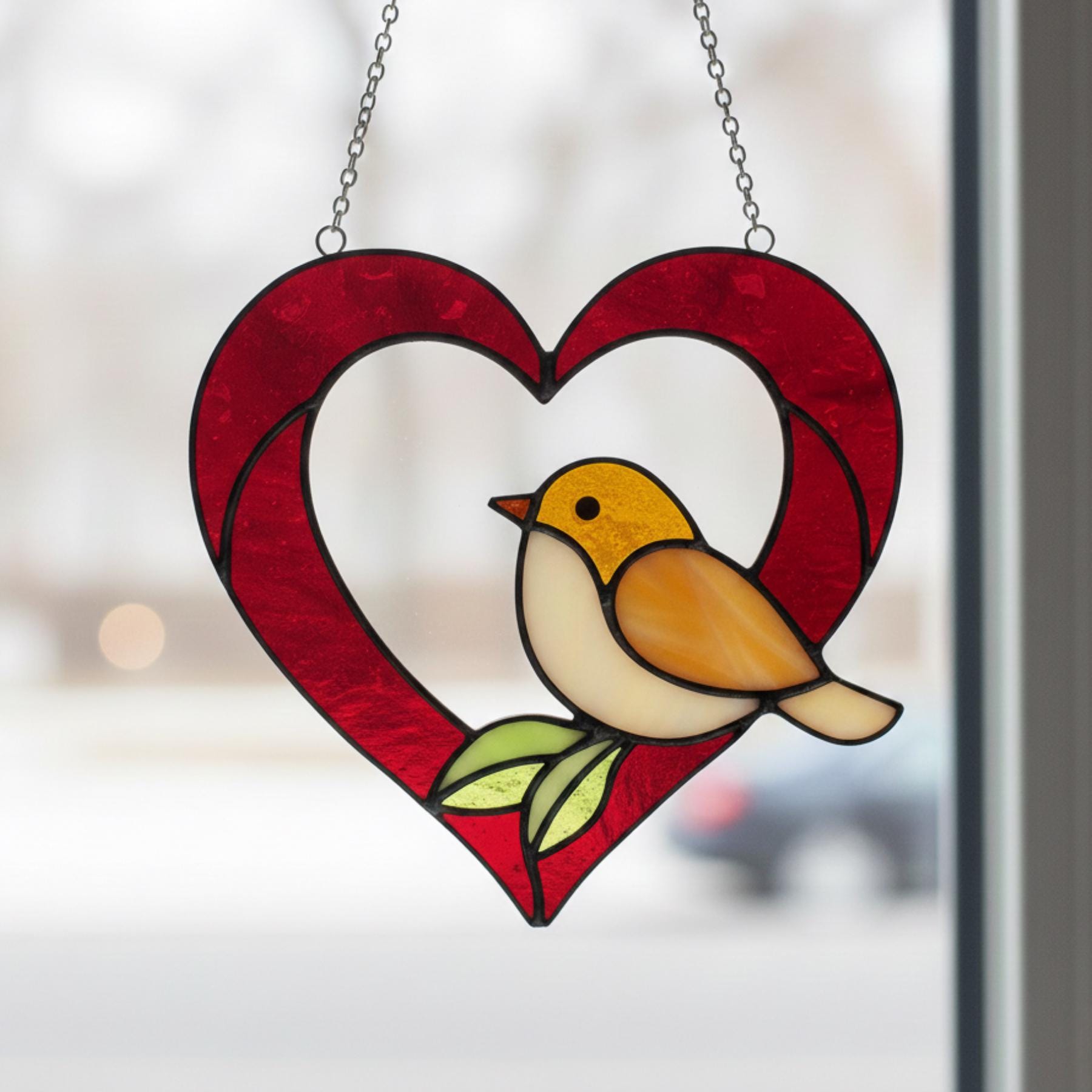 Glass Lovebirds - Etsy