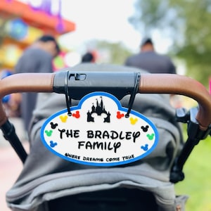 Personalizzatore di insegne per passeggini Disney Disneyland Disney World