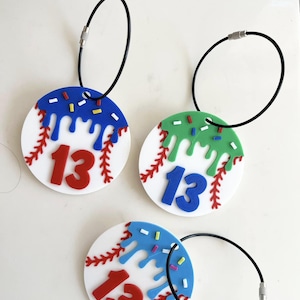 Eis Drip Baseball Taschenanhänger