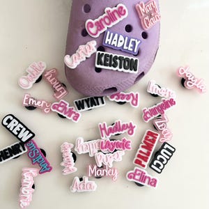 Custom Clog Charm Shoe Charms Name 3d printed
