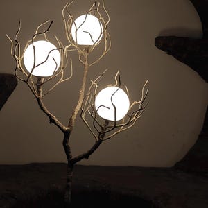 Handcrafted Metal Nature-Inspired Floor Lamp – Tree Branch Art Lamp