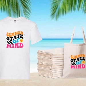 Summer Matching T-Shirt & Tote Set - Various Designs