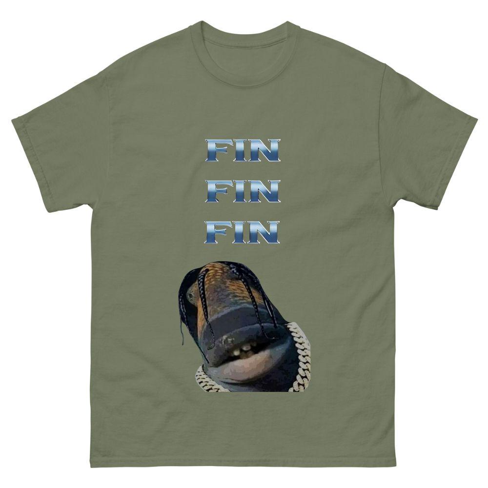 Fin Fin Fin Meme Shirt Etsy