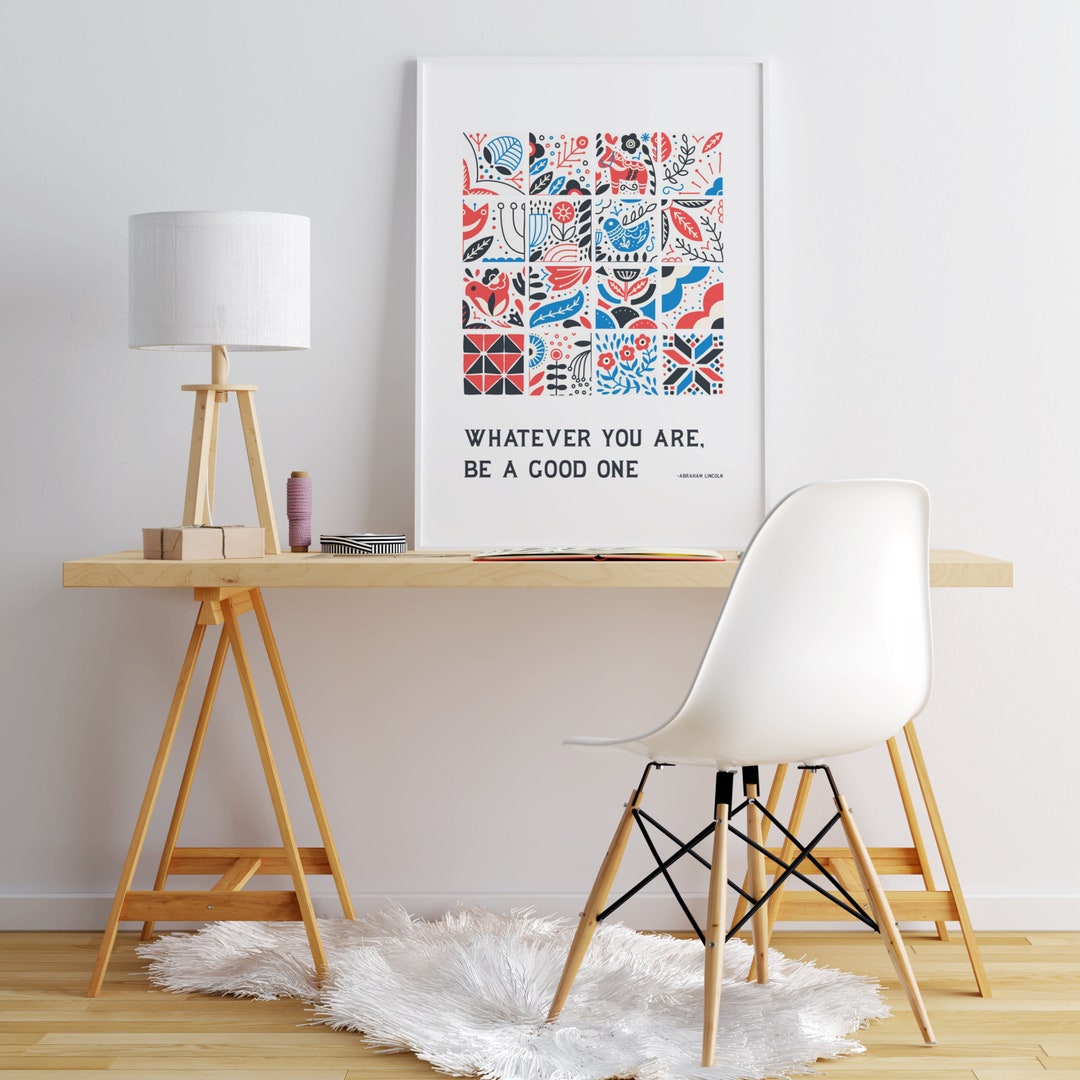 Scandinavian Lincoln Quote Printable Art Wall Print : Playroom Kids ...