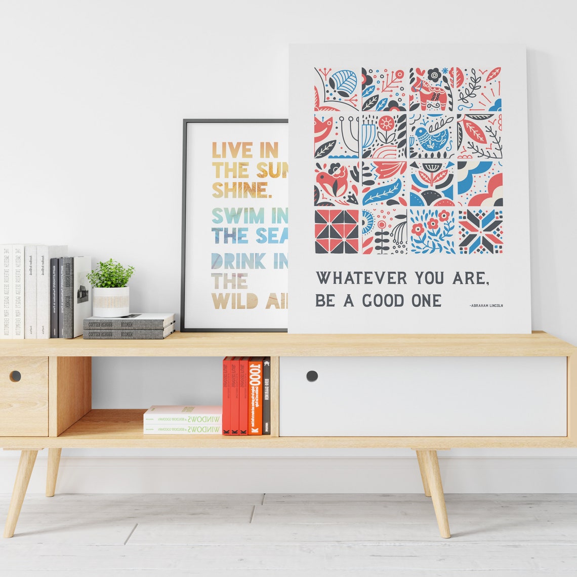 Scandinavian Lincoln Quote Printable Art Wall Print : Playroom Kids ...