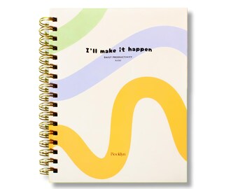 Daily Planner -Daily Journal for Women in Spanglish, Goal Setting, Time Management, Undated Planner, Self-Care & Work Organizer
