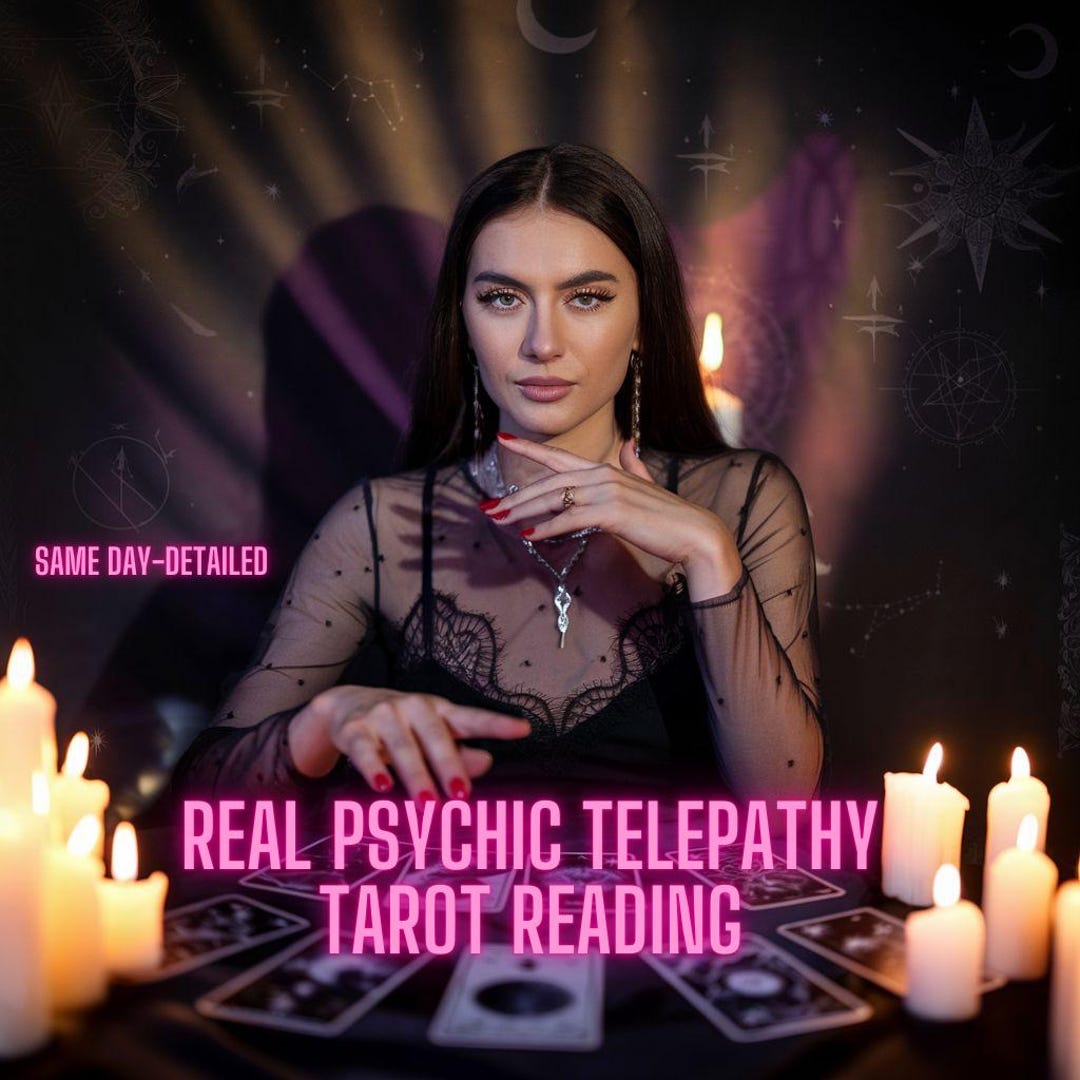 Real Psychic Telepathy Tarot Reading, Medium Reading, Same Day Tarot ...