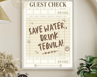 Save Water Drink Tequila Digital Art!