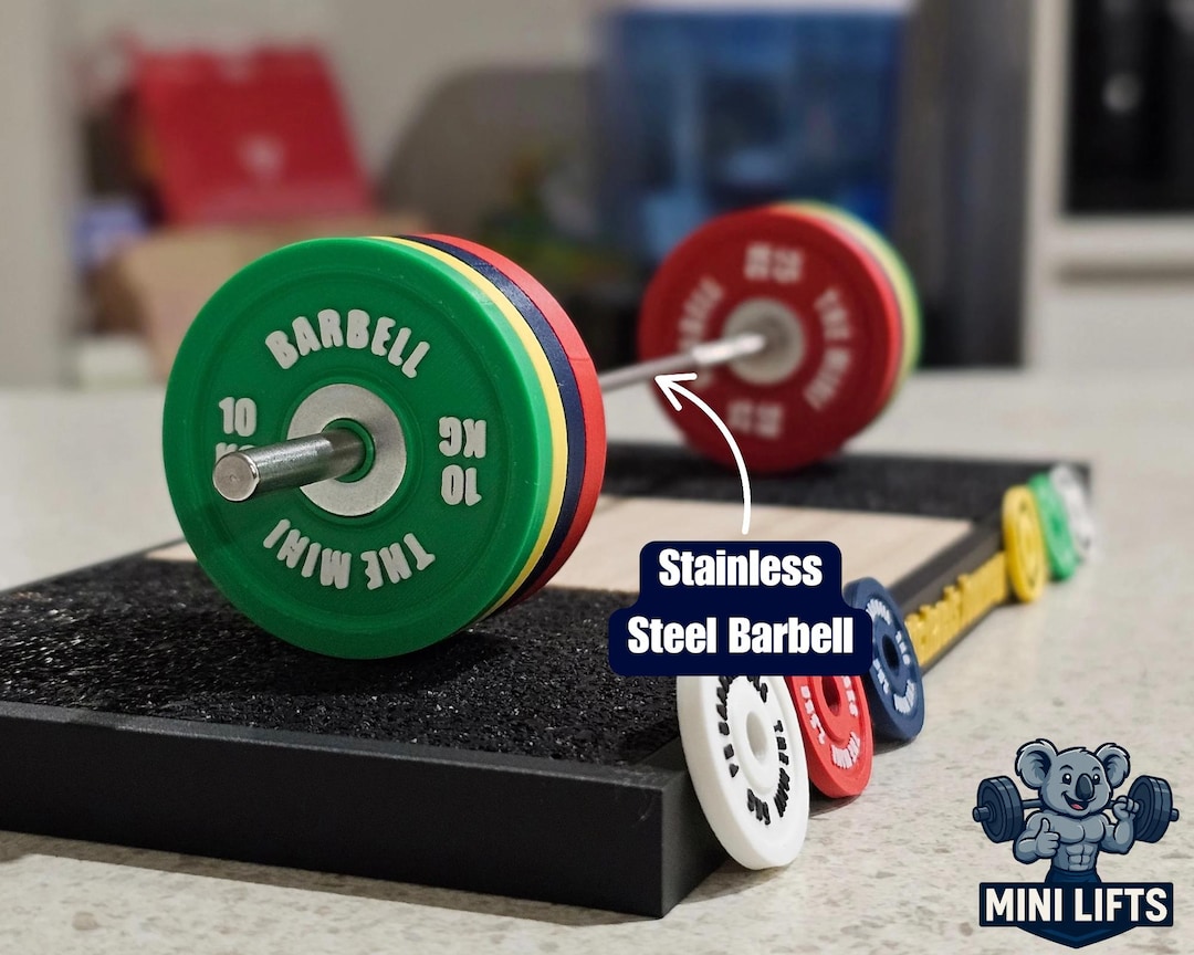 Mini plataforma de levantamiento de pesas: barra de acero