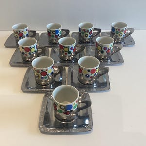 Coffee Cup Set (1970s) Made in Italy