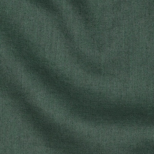 Pode incluir: Close-up de um tecido verde escuro com uma trama texturizada. O tecido tem variações sutis de cor, criando uma sensação de profundidade e dimensão. O material parece macio e fluido, com dobras e sombras suaves.