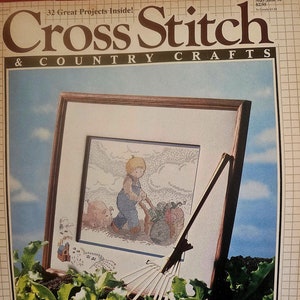 Magazine OOP Cross Stitch & Country Crafts, mai/juin 1990, #S