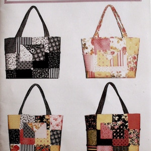 Modello per borsa CHARM PARTY di Penny Sturges Quilts Illustrated #ps016 Borsa per quilting con ciondolo, regalo per quilter
