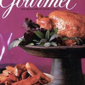 GOURMET Magazine NOV 2003 Recipe Vintage Book, Holiday Issue, The Magazine of Good Living, Holiday Cookbook
