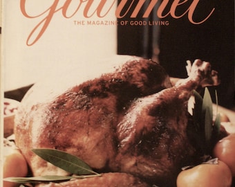 Libro de recetas vintage de la revista GOURMET, noviembre de 2005, edición especial de Acción de Gracias, The Magazine of Good Living, libro de cocina de la revista culinaria