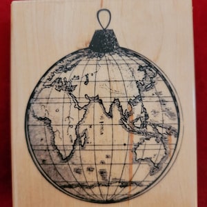 OOP Hero Arts Crafts, World Ornament Stempel, #S-K5861
