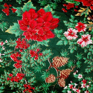 Weihnachtsstoff, Quilt Stoff, FQ Fat Quarter, 100 % Baumwolle, 18 &quot;x 22&quot; Quilten, Handwerk, CONCORD FABRICS Joan Kessler Vintage Stoff
