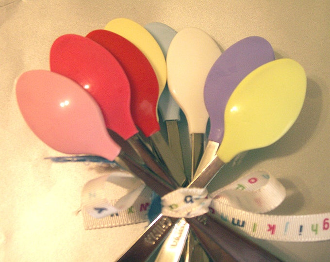 Baby Spoons Gerber Baby Shower Package Decoration Set of 8 Etsy