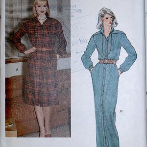 Vintage VOGUE Pattern # 7745 Size 10 Misses Very Loose Fitting Dress in 2 Lengths Sewing Pattern, Vintage Pattern 1970&#39;s