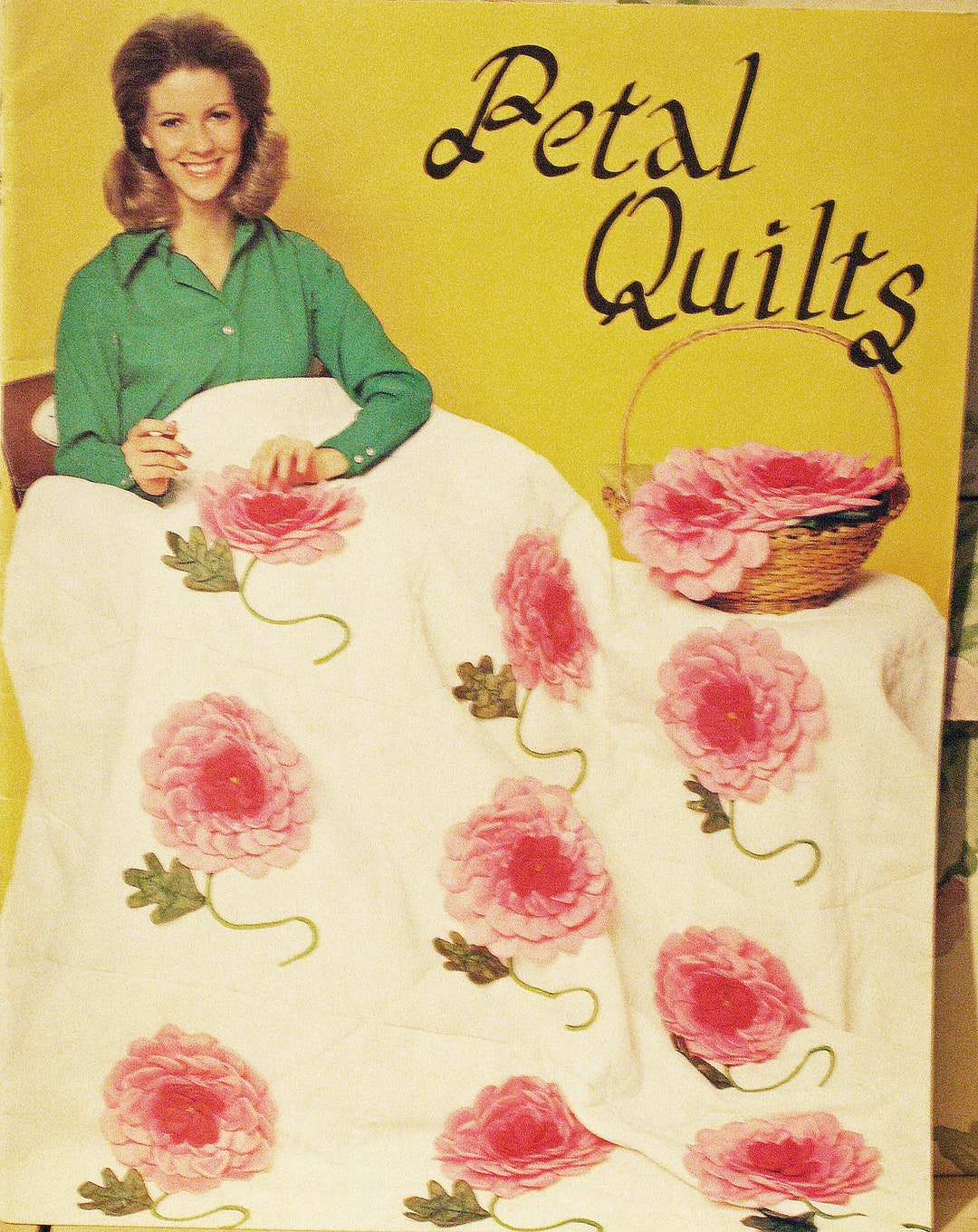Vintage Quilt Pattern Book, Vintage Quilt Book, Petal Quilts by Graphic