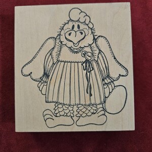 vintage Cottage Stamper Inc # J714 Tampon en caoutchouc Eagle OOP, #S