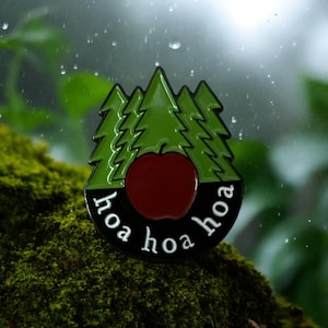 Hoa Hoa Hoa Enamel Pin Twilight Saga Inspired Cute Fall Lapel Pin Gift Idea