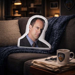 Elliott Stabler Pillow: Law & Order SVU Detective Throw
