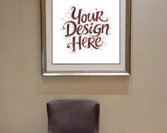 frame mockup, square frame mockup, chair frame mockup,frame wall art mockup,frame mock up,sitting area frame mockup, mock up,frame mock